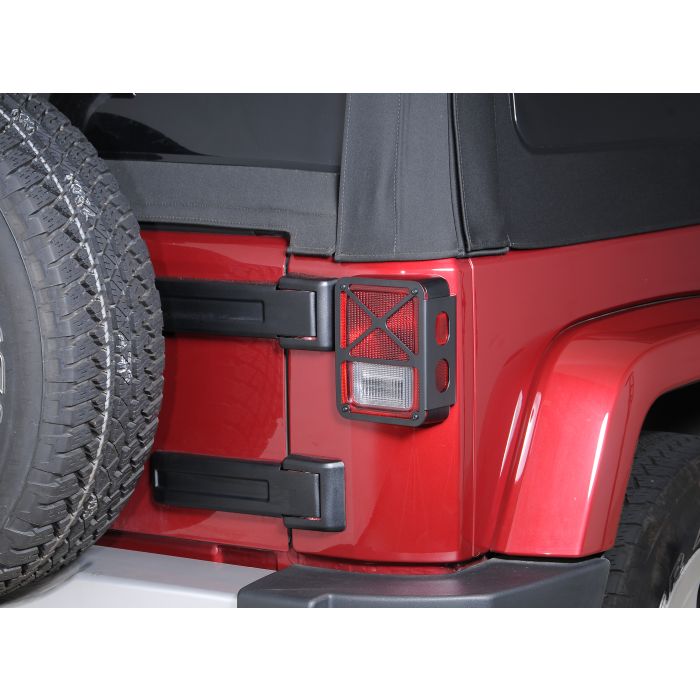 DRAKE TAIL LAMP GUARDS BLACK JK