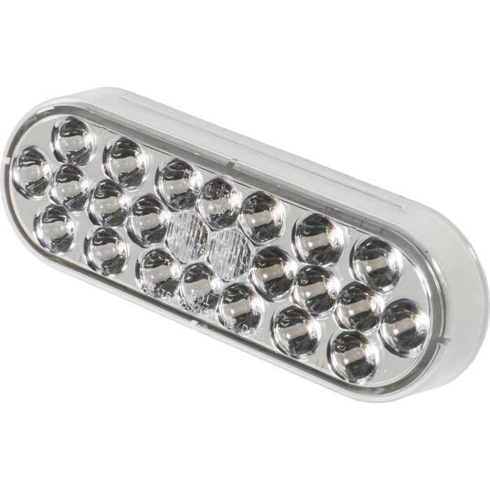 TRUCK LITE OVAL LED S/T/T 24 CLEAR