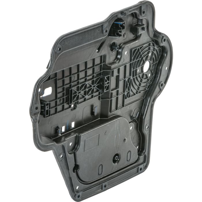 Mopar 68089339A Left Front Door Carrier Plate Panel with Manual Windows for 11-18 Jeep Wrangler JK