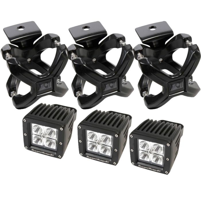 X CLAMP AND LED KIT 3PC BLACK