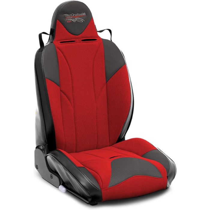 DS RECLINE BAJA W/FIXED HEAD BLK/RED PS