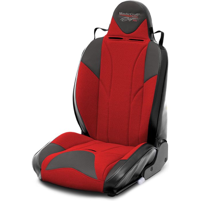 DS RECLINE BAJA W/ADJUS HEAD BLK/RED DR