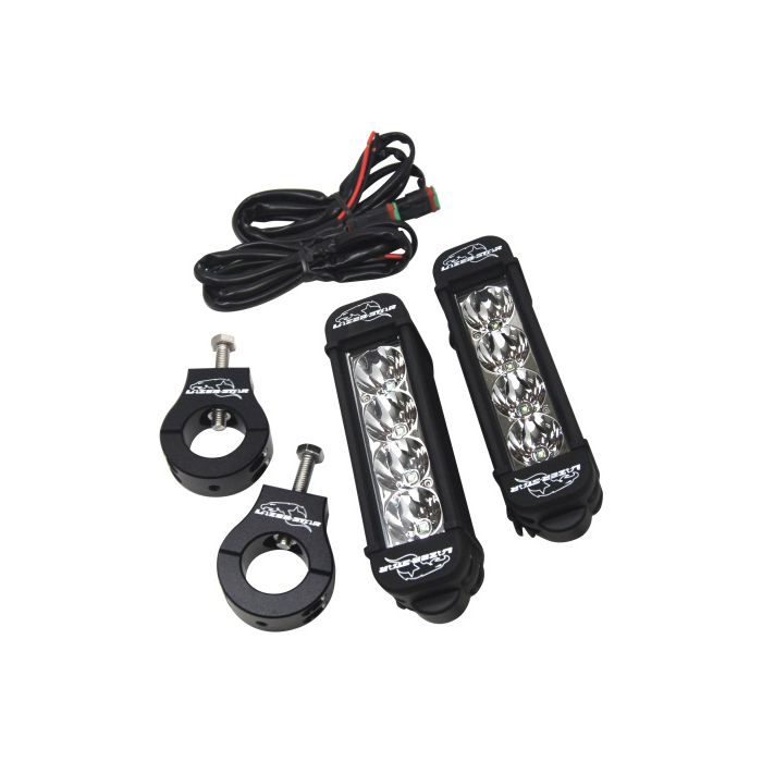 6IN 3W 4 LED SINGLE ROW KIT PAIR
