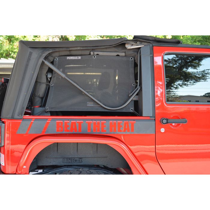 SpiderWebShade  JK2Sides for 07-18 Jeep Wrangler JK 2 Door