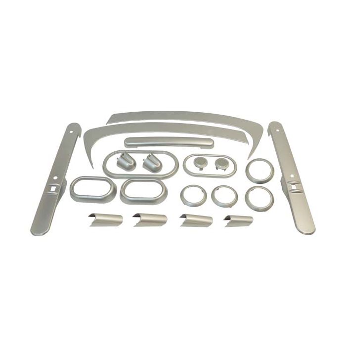 INT TRIM KIT W/PWR AUTO SILVER 07-10 JK