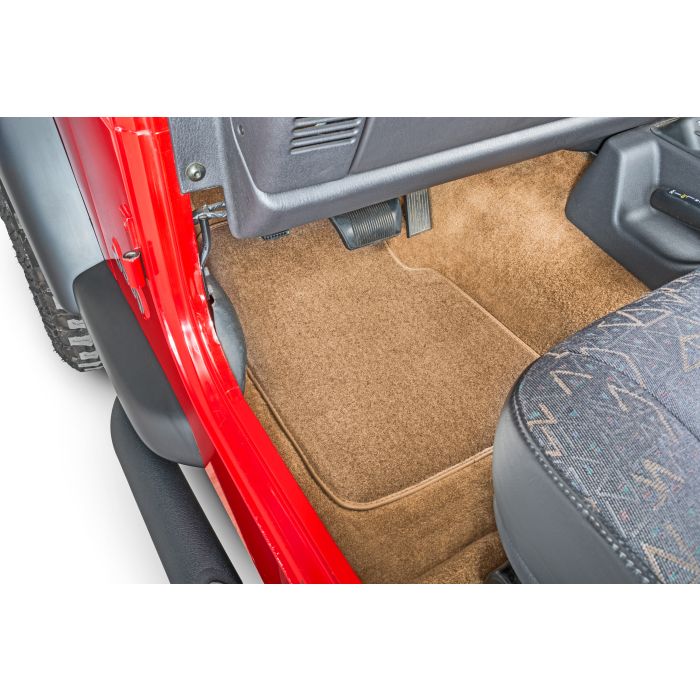 Auto Custom Carpets  Premium Front Floor Mats for 97-98 Jeep Wrangler TJ