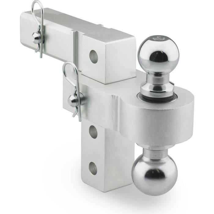 Smittybilt 2925 6" Adjustable Drop Hitch with 1 7/8" - 2" Ball for 2" Receiver