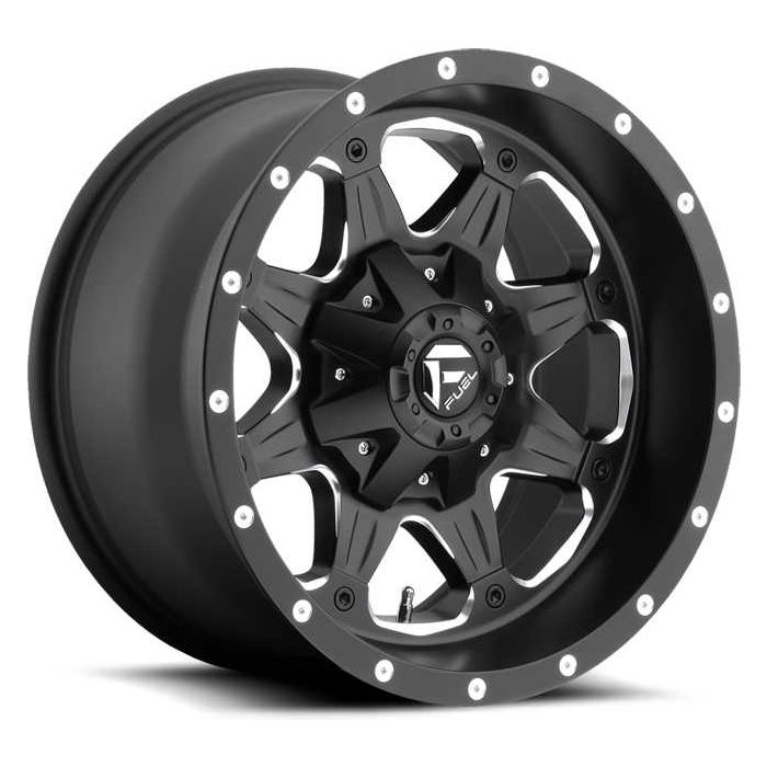 Fuel® Off-Road  Boost Wheel in Black with Machined Accents for 07-20 Jeep Wrangler JL, JK & Gladiator JT