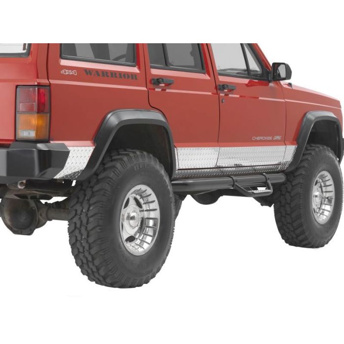 Warrior Products  Under Door Sideplates for 84-01 Jeep Cherokee XJ