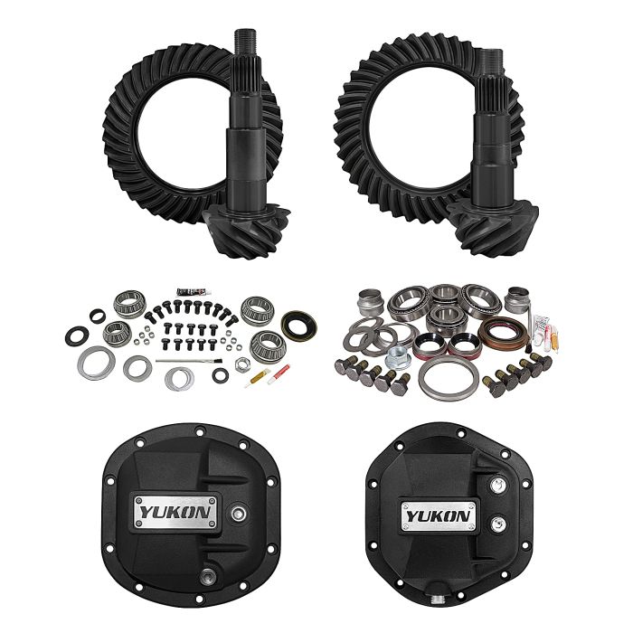 Yukon Stage 2 Re-Gear Kit upgrades front and rear diffs, incl diff covers