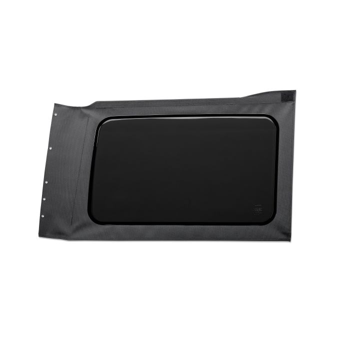 OE JL Replacement Windows - Jeep 2018-23 Wrangler JL (Quarter Right Hand; 4-Door; Black Vinyl; Tinted)
