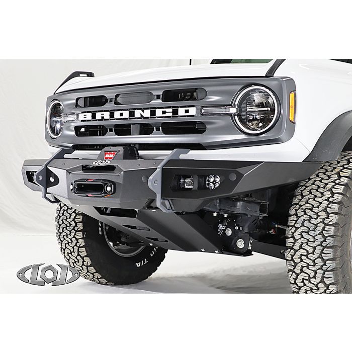LoD Offroad  Black Ops Shorty Winch Front Bumper for 21-25 Ford Bronco