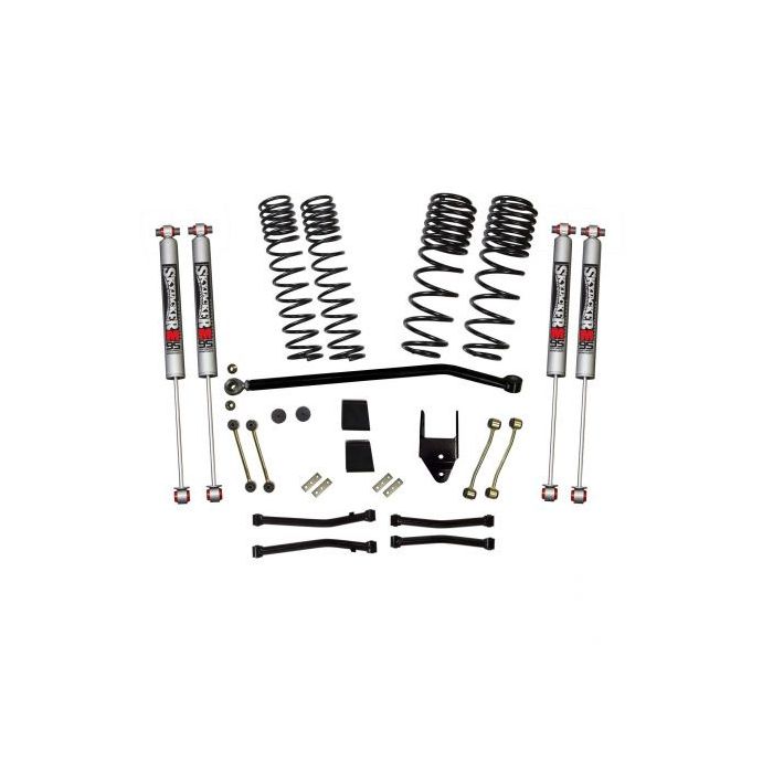 Skyjacker   4.5 in. Dual Rate-Long Travel Suspension Lift Kit with M95 Monotube Shocks  for 21-23 Jeep Wrangler JL Unlimited 4XE 