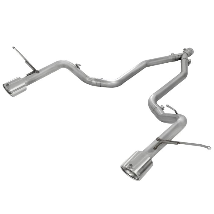 aFe Power 49-46235 Mach Force XP Stainless Steel 2.5" DPF-Back Exhaust without Resonators for 14-15 Jeep Grand Cherokee with V6-3.0L EcoDiesel