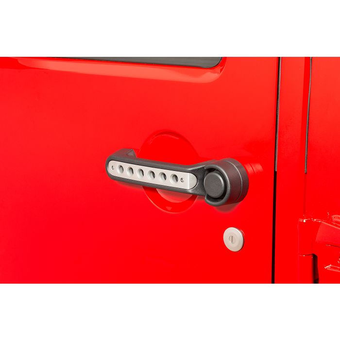 DV8 Offroad  Door & Tailgate Handle Inserts for 07-18 Jeep Wrangler Unlimited JK 4 Door