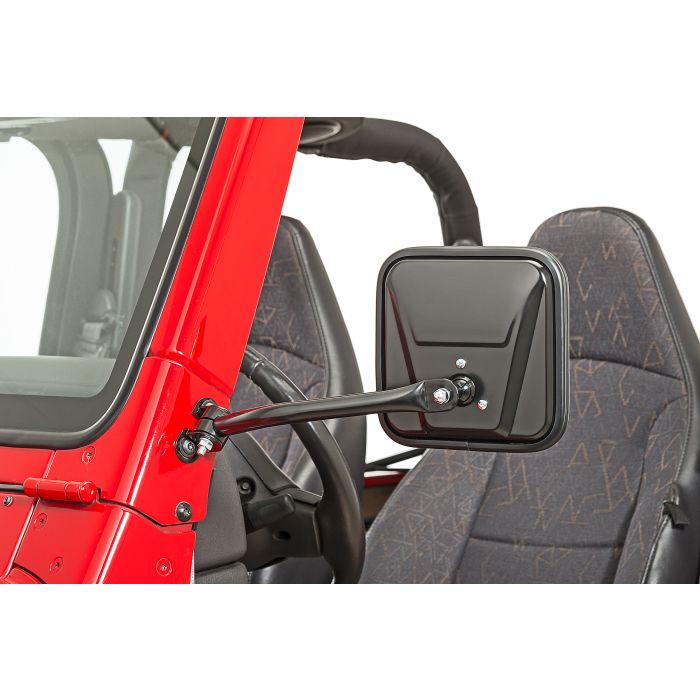 Quadratec  Mirrors for 97-06 Wrangler TJ with Tube & Fabric Doors