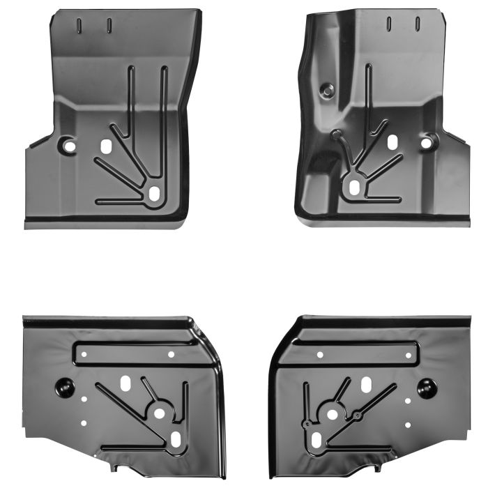 Key Parts  Original Replacement Stamped Steel 4pc Floor Section Kit for 97-06 Jeep Wrangler TJ