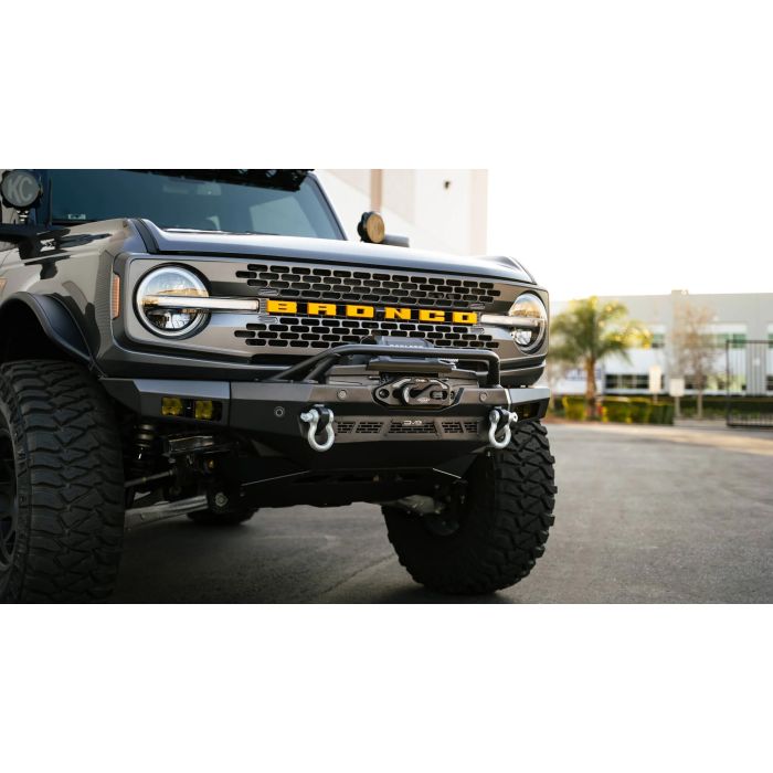 DV8 Offroad FBJL-09 Spec Series Winch Front Bumper for 21-25 Ford Bronco
