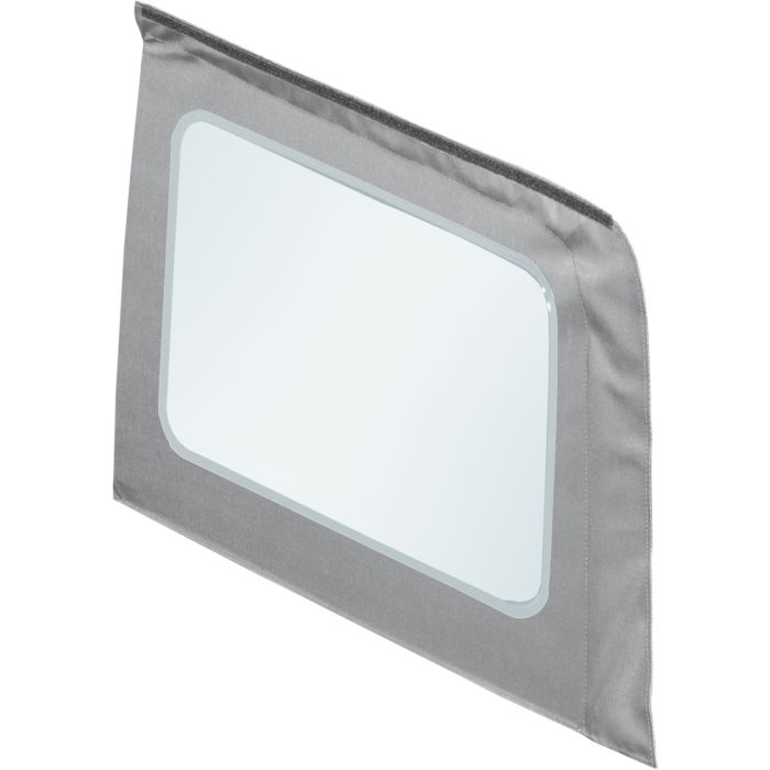 Mopar  Clear Quarter Window in Black Diamond for 10-18 Jeep Wrangler JK Unlimited