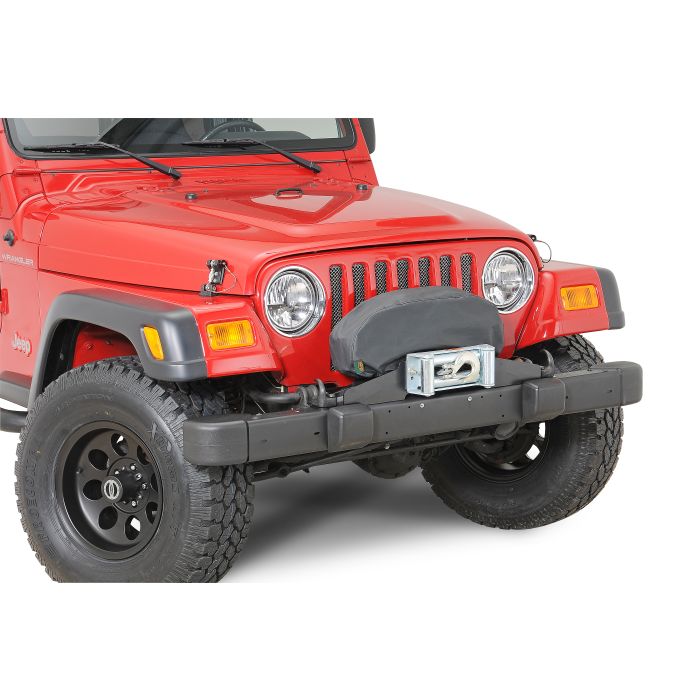 Quadratec  Vinyl Winch Cover for Integrated and Center Mount Remote Solenoid Winches