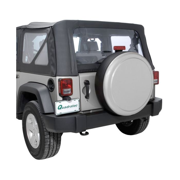 30IN RIGID TIRE COVER JK BRIGHT SILVER