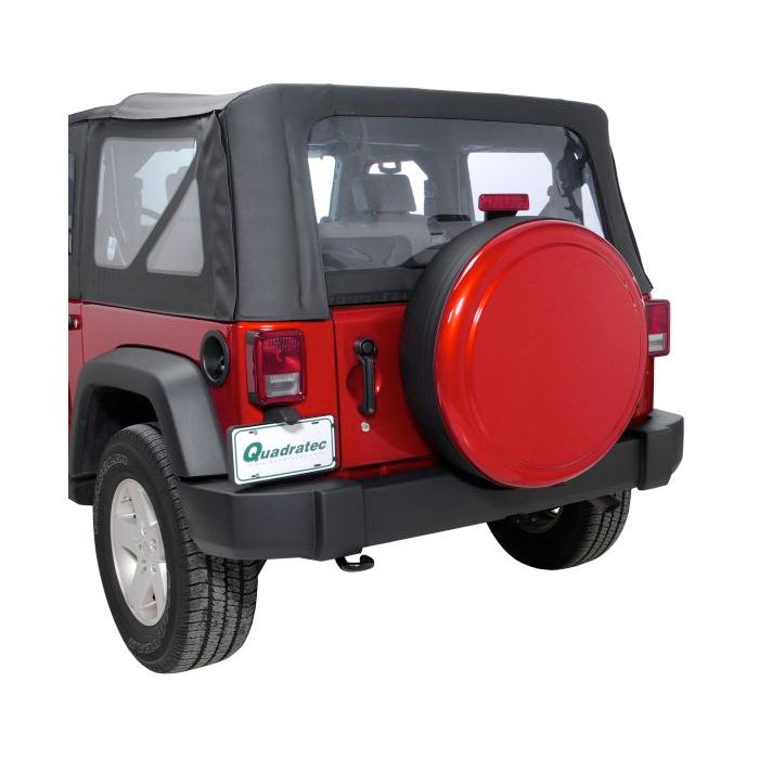 30IN RIGID TIRE COVER JK FLAME RED