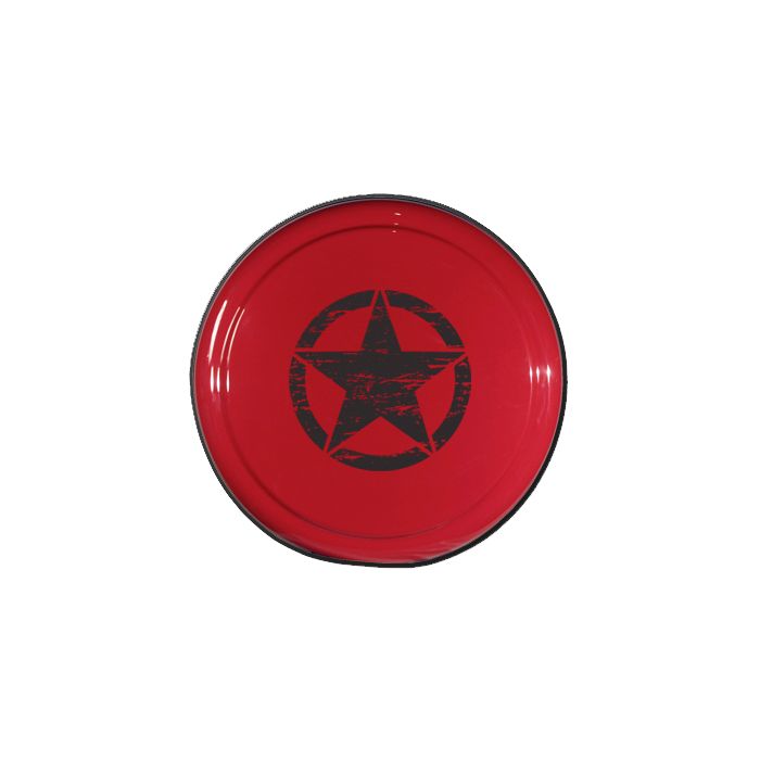 32IN RIGID OM DIST TIRE COVER FLAME RED