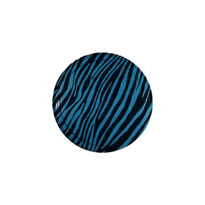 32IN RIGID ZEBRA TIRE COVER JK COS BLUE