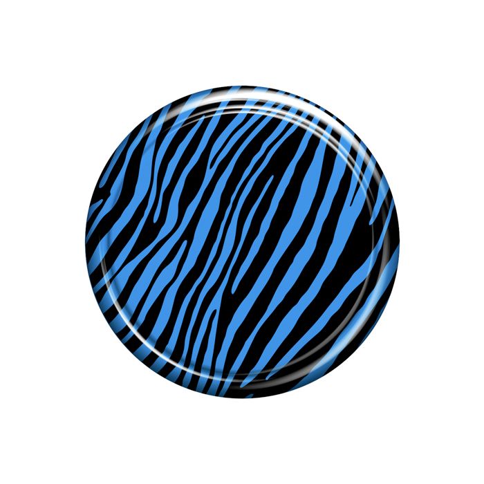 32IN RIGID ZEBRA TIRE COVER JK HYD BLUE