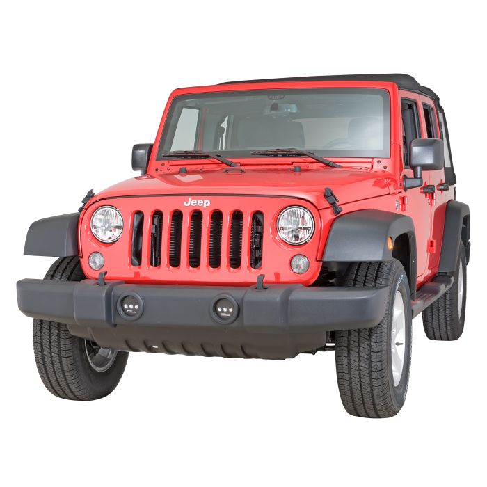 Putco  Luminix LED Fog Lamp Kit for 07-18 Jeep Wrangler & Wrangler Unlimited JK