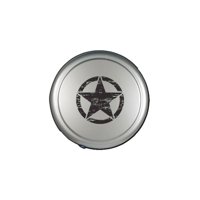 32IN RIGID OM DIST TIRE COVER BRGHT SIL