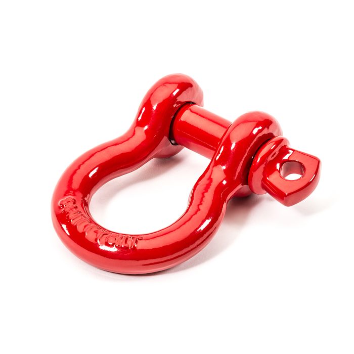 SMI 3/4IN D-RING SHACKLE 4.5 TON RED