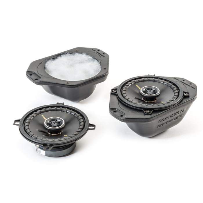 Select Increments  Dash Pod Enclosures with 5.25" Kicker Speakers for 97-06 Jeep Wrangler TJ & Unlimited