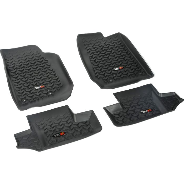 Rugged Ridge  Front & Rear Floor Liner Kit for 14-18 Jeep Wrangler JK 2-Door