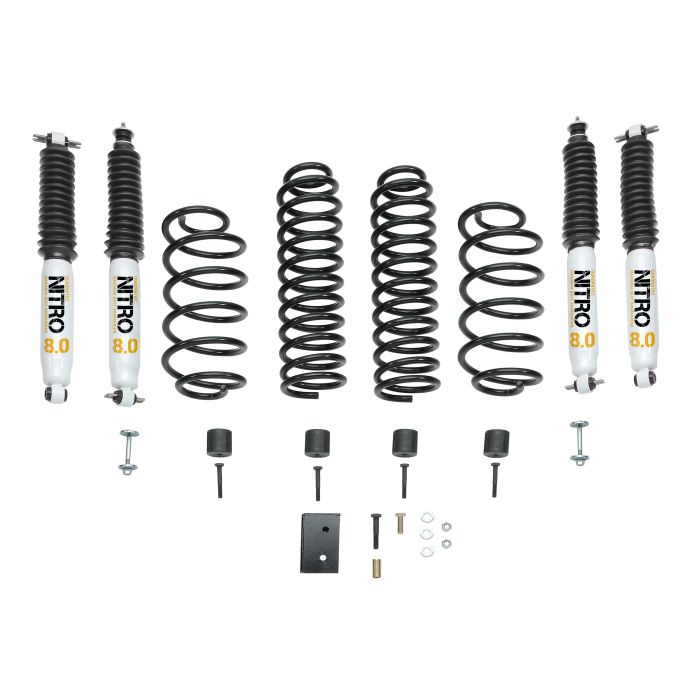 Quadratec  Maximum Duty 2.5" Coil Spring Suspension Lift Kit for 97-06 Jeep Wrangler TJ