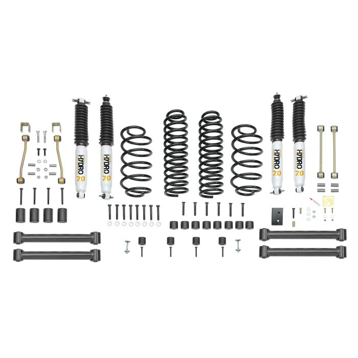 Quadratec  Maximum Duty 3.5" Coil Spring Suspension Lift Kit for 97-06 Wrangler TJ & Unlimited
