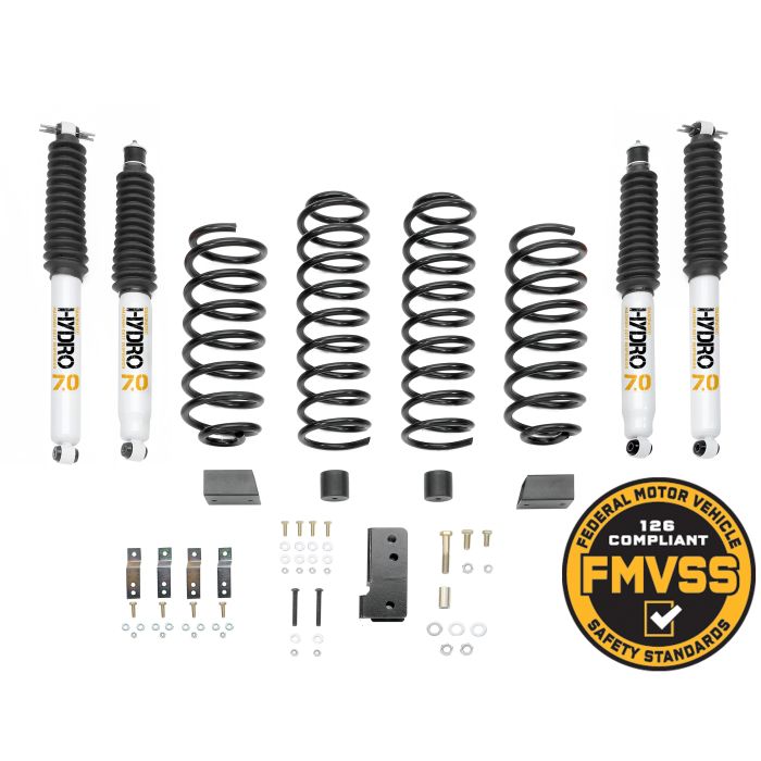 QUAD 2.5IN SUSPENSION 4DR JK W/NITRO    16400 0144