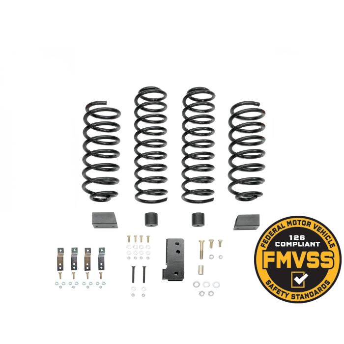 Quadratec  Maximum Duty 2.5" Coil Spring Suspension Lift Kit for 07-18 Jeep Wrangler Unlimited JK 4 Door