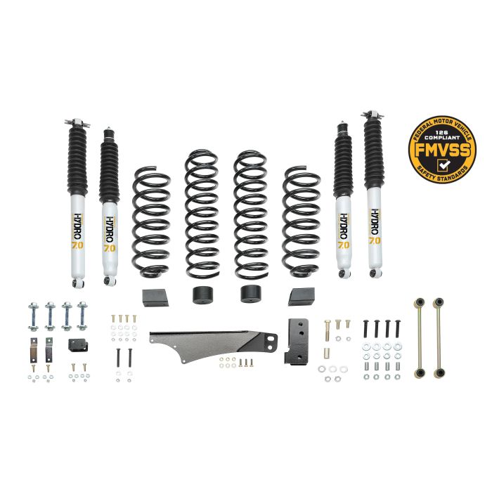 Quadratec  Maximum Duty 3.5in Coil Spring Suspension Lift Kit for 07-18 Jeep Wrangler Unlimited JK 4 Door