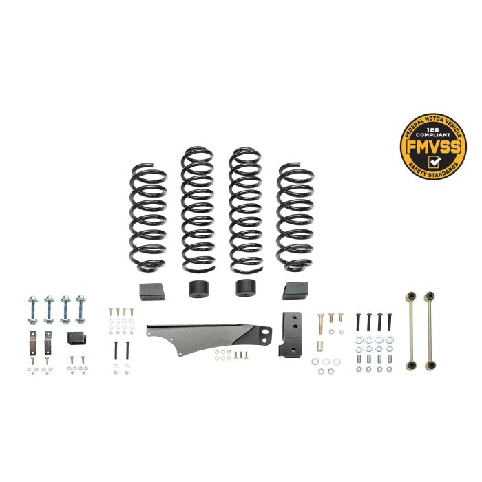 Quadratec  Maximum Duty 3.5in Coil Spring Suspension Lift Kit with Shocks for 07-18 Jeep Wrangler Unlimited JK 4 Door