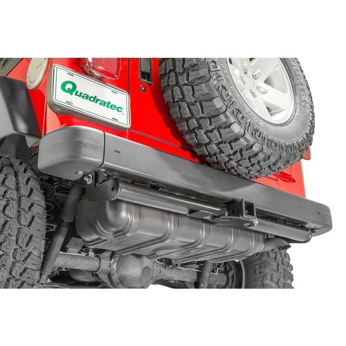 Quadratec  4 Bike Folding Bike Rack & 2" Receiver Hitch Kit for 97-06 Jeep Wrangler TJ & Unlimited