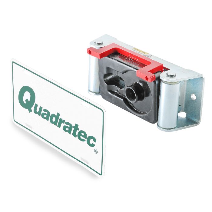 Daystar  Daystar License Plate Bracket in Black for Roller Fairlead Isolator