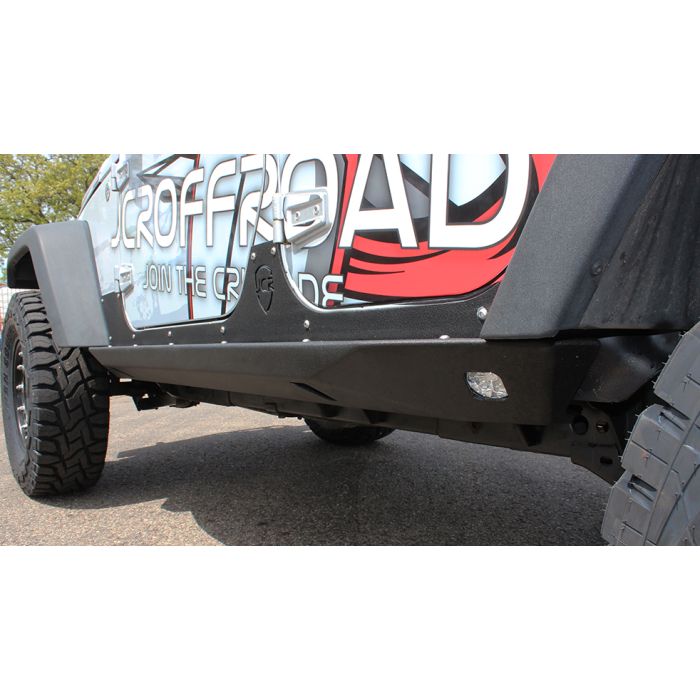 JCR CRUSADER ROCK SLIDERS BARE JK 4DR