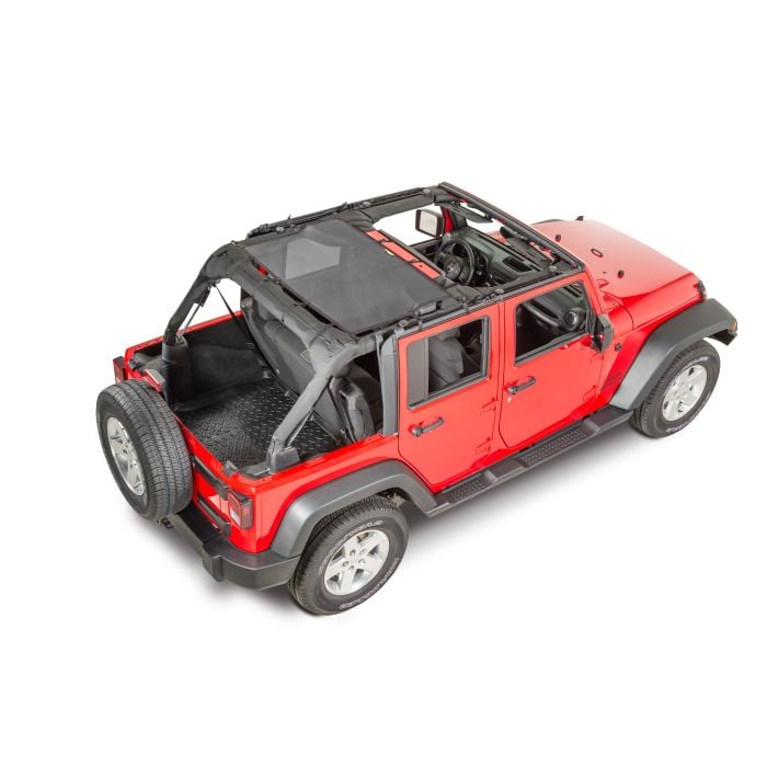 DIRTYDOG 4X4 SUN SCREEN REAR JKU BLK