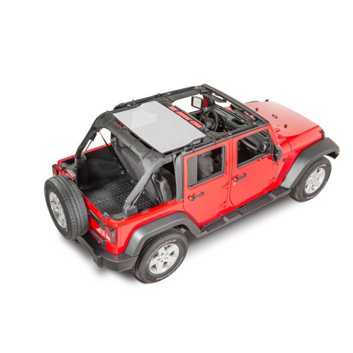 DIRTYDOG 4X4 SUN SCREEN REAR JKU WHT