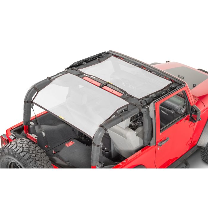 Dirtydog 4X4  Front & Rear Sun Screen for 07-18 Jeep Wrangler JK 2 Door