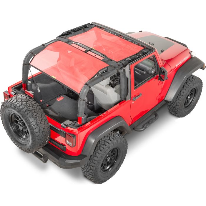 DIRTYDOG 4X4 SUN SCREEN F/R JK RED