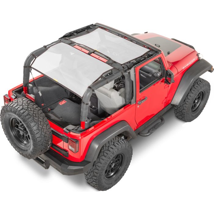 DIRTYDOG 4X4 SUN SCREEN F/R JK WHT