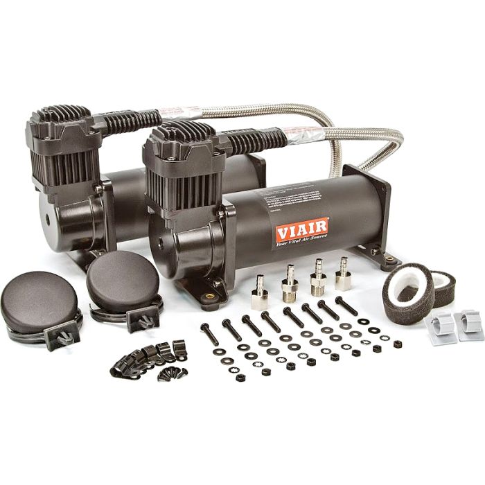 VIAIR STEALTH BLK DUAL 444C VALUE PACK