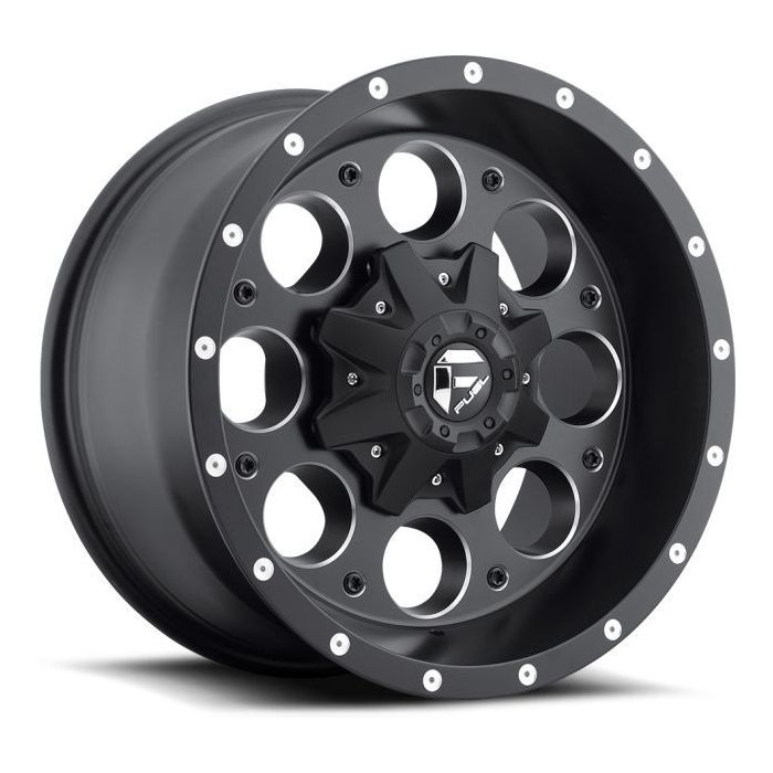 FUEL REVOLVER BLK 15X8 5X4.5 3.75BS   D5